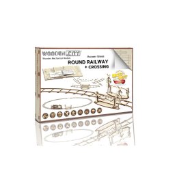 Puzzle mecanic 3D - Sine de tren cu bariera