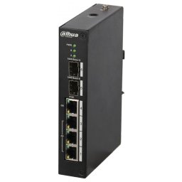 Switch 4 porturi PoE Dahua PFS3206-4P-96 industrial
