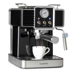 Klarstein Gusto Classico, espressor, 1350 W, presiune 20 bar, rezervor de apă: 1,5 litri (TK42-Gusto-B)