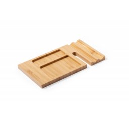 Organizator birou, Everestus, 2707232, Bambus, 90x165x9 mm, Natur