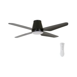 Ventilator LED de tavan Lucci Air 213002 AIRFUSION ARIA LED/18W/230V negru + telecomandă