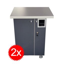 Pachet 2x Cabinet Aparat Cafea VM4 Antracit