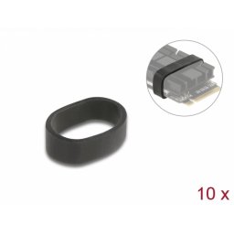 Set 10 inele cauciuc pentru cooler M.2 SSD, Delock 18409