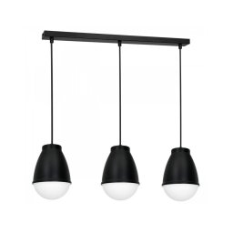 Lustră pe cablu CARYON 3xE14/60W/230V negru