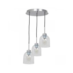 Lustră pe cablu FILL 3xE27/60W/230V rotundă