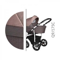 Carucior 3 in 1 Baby Merc Q9 - 175C - Cadru Alb