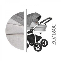 Carucior 3 in 1 Baby Merc Zippy Q - ZQ160C - Cadru Alb