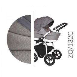 Carucior 3 in 1 Baby Merc Zippy Q - ZQ132C - Cadru Alb