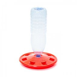 Adăpătoare rotundă cu flacon PET, pentru pui