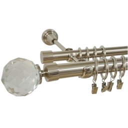 Galerie dubla KULA CRYSTAL 25/19 - inox