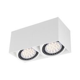 Spot BOX 2 2xGU10-ES111/15W/230V alb Zuma Line ACGU10-116