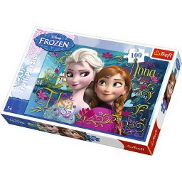 Puzzle Trefl Frozen - Anna si Elsa 100 piese