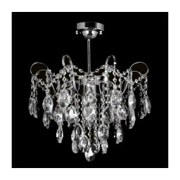 Lustră de cristal pe tijă 4xE27/60W/230V