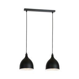 Lustră pe cablu NOAK 2xE27/15W/230V negru