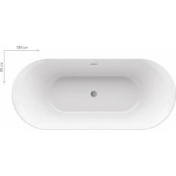 Cada freestanding Ravak Ypsilon 180x80xH46 cm -XC00100026