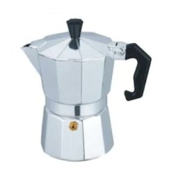 Espressor cafea manual din aluminiu, pentru aragaz, capacitate 12 cesti