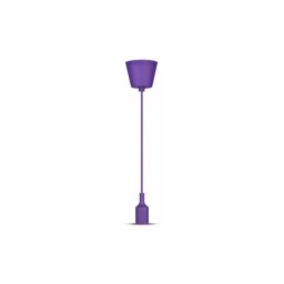 Lustră pe cablu 1xE27/60W/230V purpurie