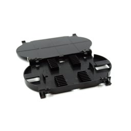 Caseta neagra 24 suduri fibra optica cu capac ABS