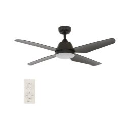 Ventilator LED de tavan Lucci Air 212998 ARIA LED/18W/230V negru + telecomandă