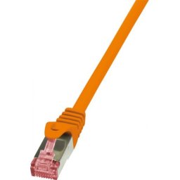 Cablu de retea RJ45 SFTP cat6 LSOH 2m Orange, Logilink CQ2058S