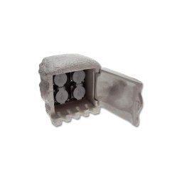 Ecolite XSTA-224G - Stâlp exterior cu 4 prize IP44