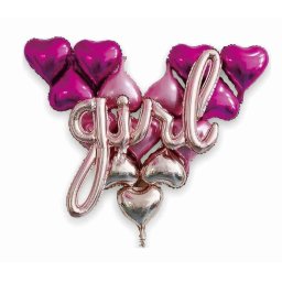 Mini kit decor girl 15 buc