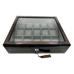 Cutie 15 ceasuri Luxury Brown Wood
