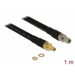 Cablu antena SMA plug la SMA jack CFD400 LLC400 1m low loss, Delock 13005