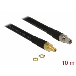 Cablu antena SMA plug la SMA jack CFD400 LLC400 10m low loss, Delock 13011