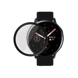 Tempered Glass - Ultra Smart Protection Galaxy Watch Active 2 44mm cu rama neagra