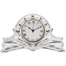 Ceas de masa din Cristal de BOHEMIA - 19 cm