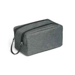 Geanta cosmetice pentru voiaj, Everestus, SGC04, poliester 600D de densitate mare, gri