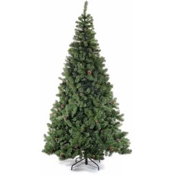 Brad artificial verde cu conuri Aspen Ø 140 cm x 240 cm