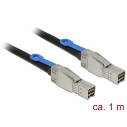 Cablu Mini SAS HD SFF-8644 la Mini SAS HD SFF-8644 1m, Delock 83394