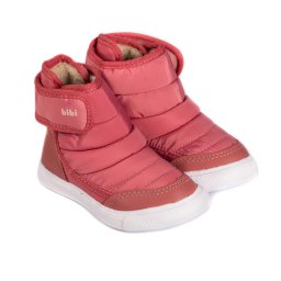Ghete Fete Bibi Agility Mini Camelia cu Velcro Imblanite