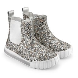 Ghete Fete Bibi Comfy Silver Glitter