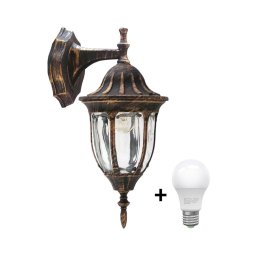 Aplica LED de exterior FLORENCJA 1xE27/10W/230V IP43