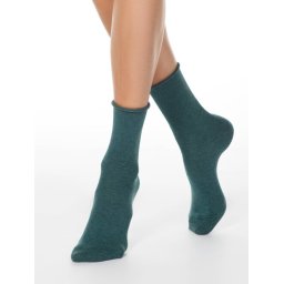 Sosete bumbac cu margine intoarsa fara presiune Conte Elegant Comfy