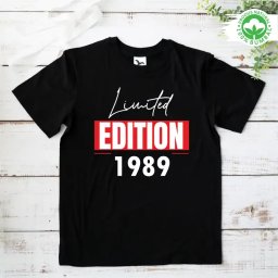 Tricou aniversar personalizat modelul Limited edition anul nasterii