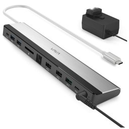 Adaptor 10 porturi Docking Station VAVA VA-DK002, Ethernet, SD Card, USB, QC, PD, pentru MacBook Pro si USBC
