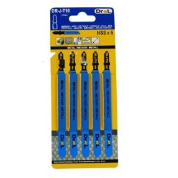 Panza, lama, fierastrau pendular, pentru metal, aluminiu, HSS, prindere tip T, set 5 buc, 132 mm, Drel GartenVIP DiyLine