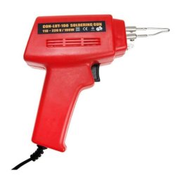 Pistol de lipit electric, 100 W, cu accesorii si geanta transport, Condor GartenVIP DiyLine