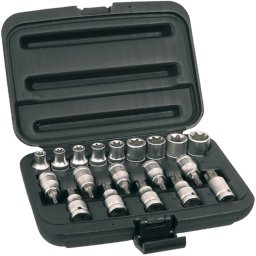 Set biti cu tubulare 1/2" topex 39D379 HardWork ToolsRange