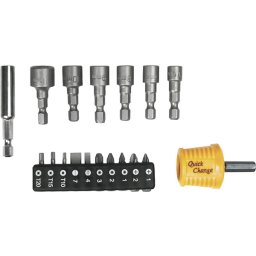 Set biti si tubulare 1/4" cu maner topex 39D361 HardWork ToolsRange