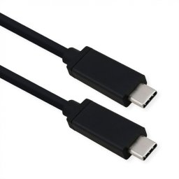 Cablu USB 4-C Gen 3 PD (Power Delivery) 20V5A Emark T-T 0.5m Negru, Roline 11.02.9080*