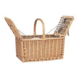Cos picnic pentru 4 persoane, 21MAR1576, 46x31x40 cm, Everestus, Rachita, Natur