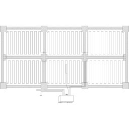 Panouri incalzire ardesie pentru biliard sau carambol 9ft (set de 6)