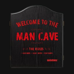 Cabinet Man Cave Deluxe Black Winmau