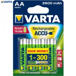 Pachet acumulator de 4buc. Varta Ready2use NiMh 2600mAh AA