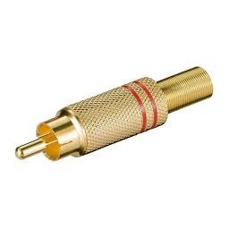 MUFA RCA TATA METAL AURIU rosu